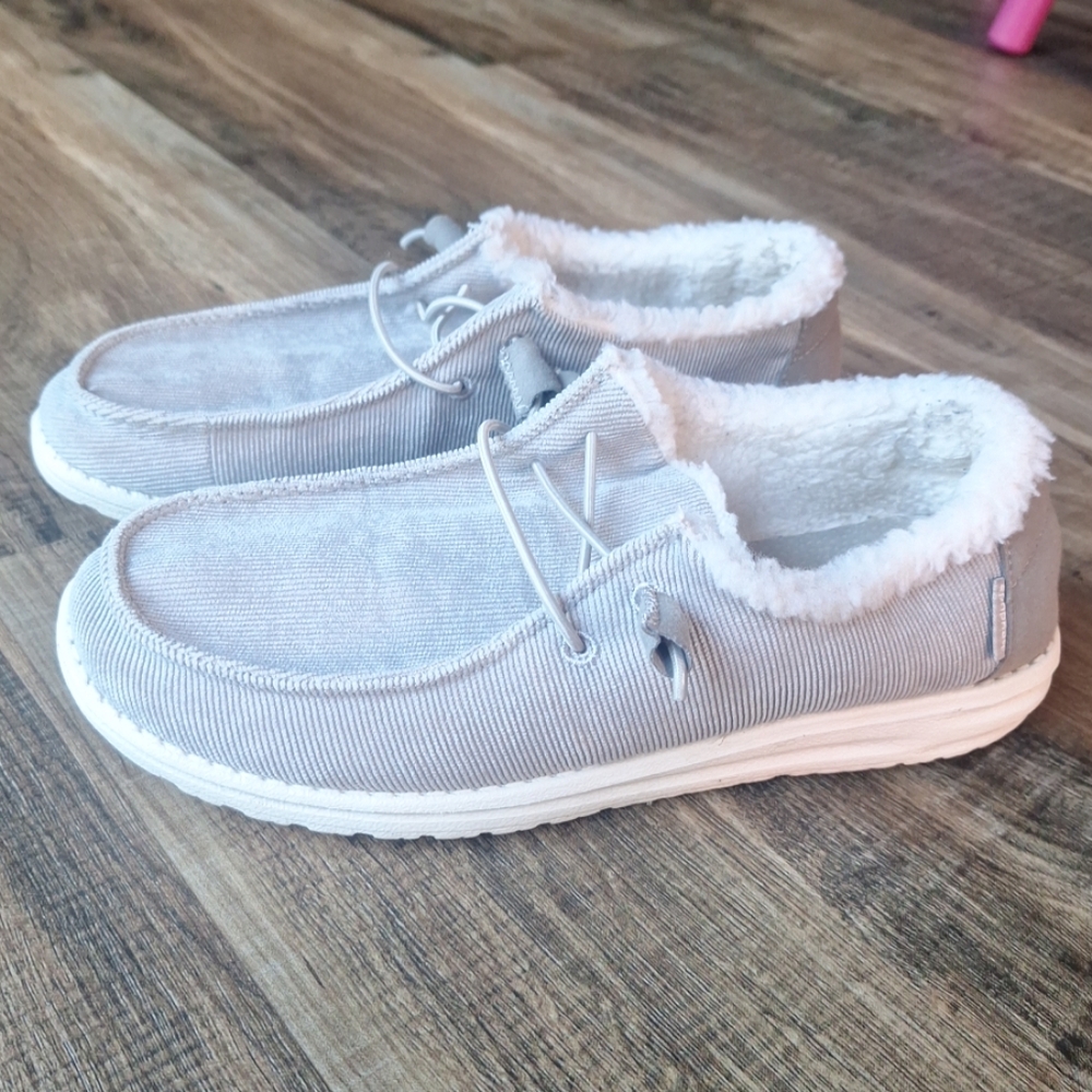 Hey Dude Wendy Fur Lined size 10